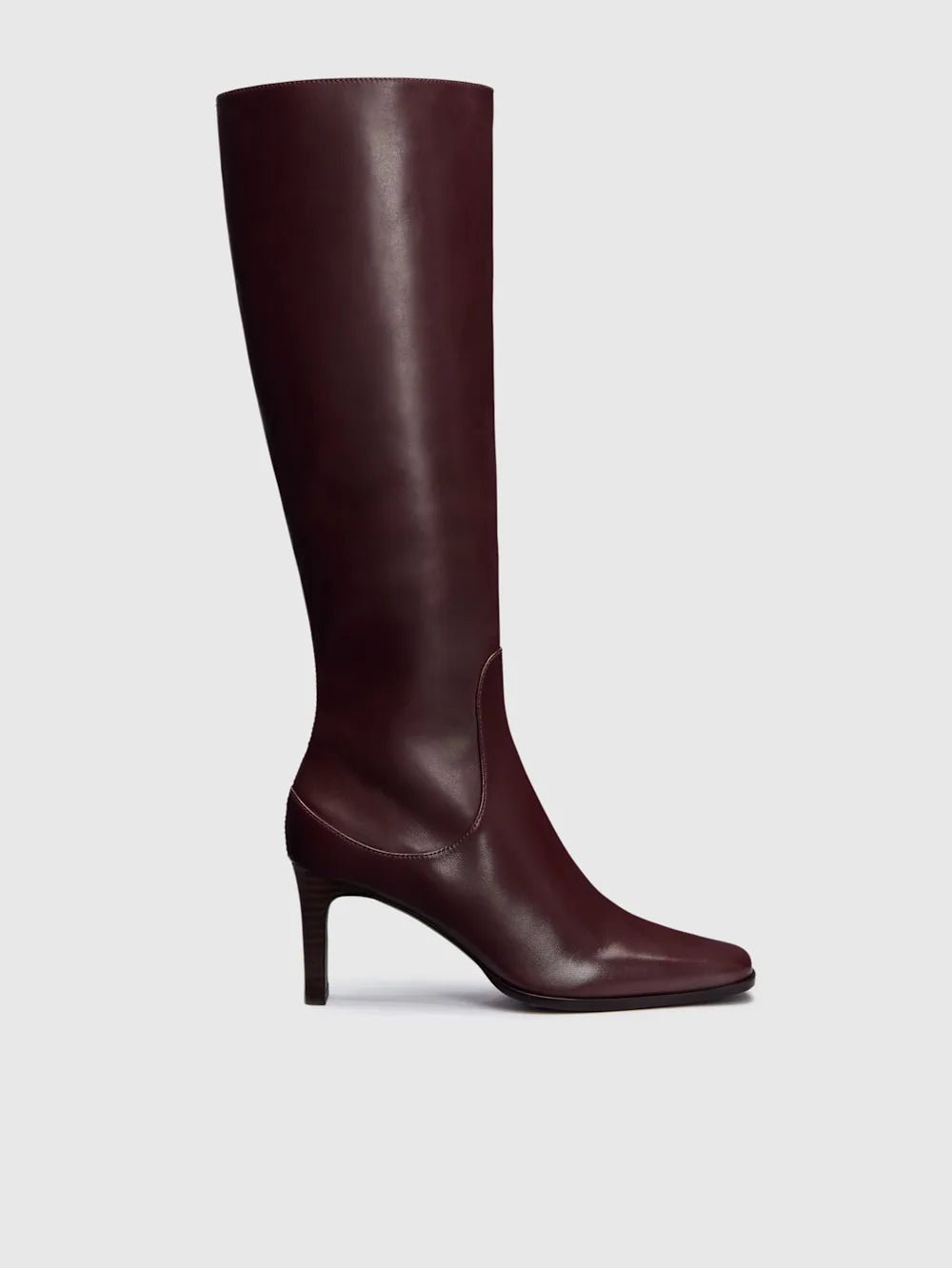 Tall Fitted Leather Boots