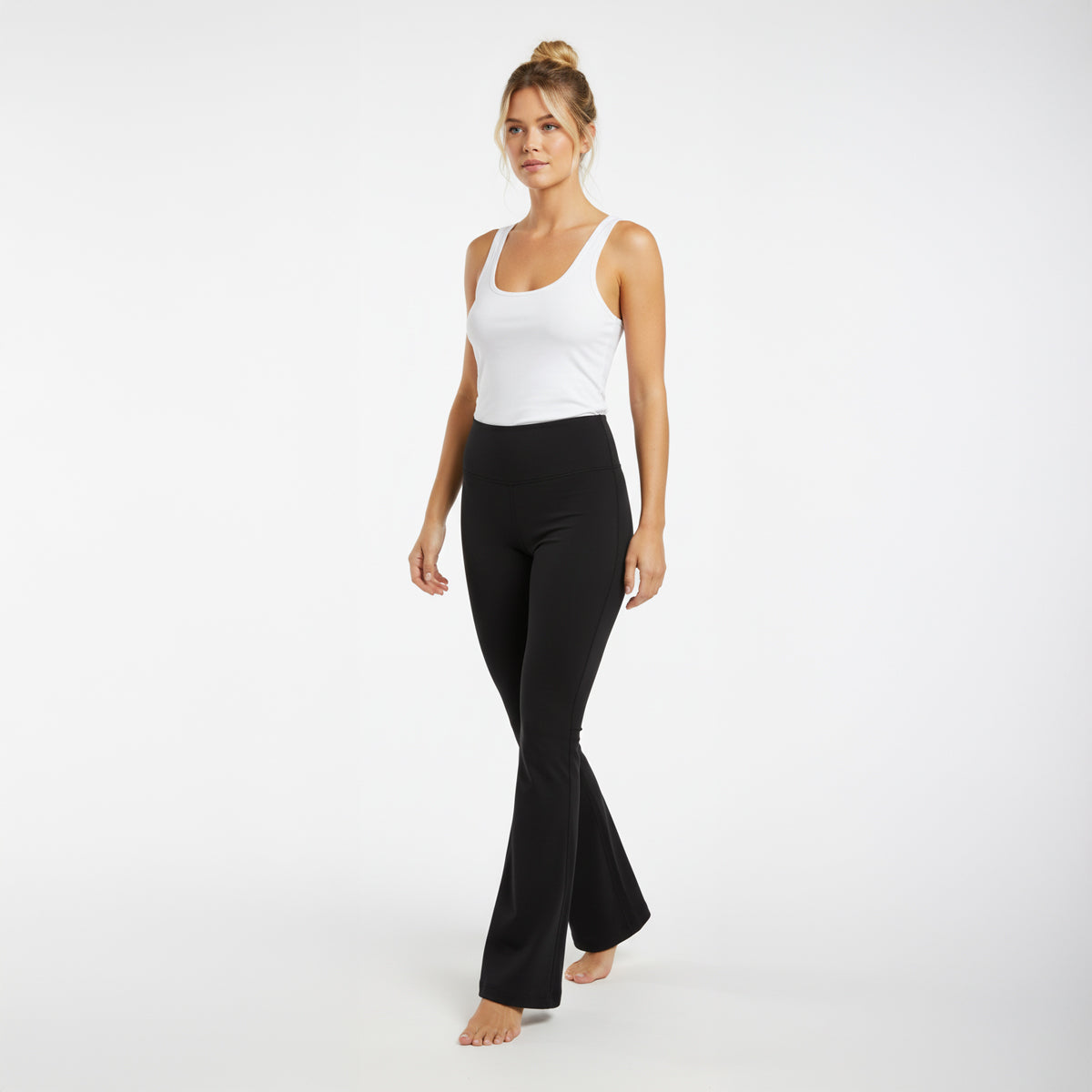 Alexa White Scoop Neck Tank