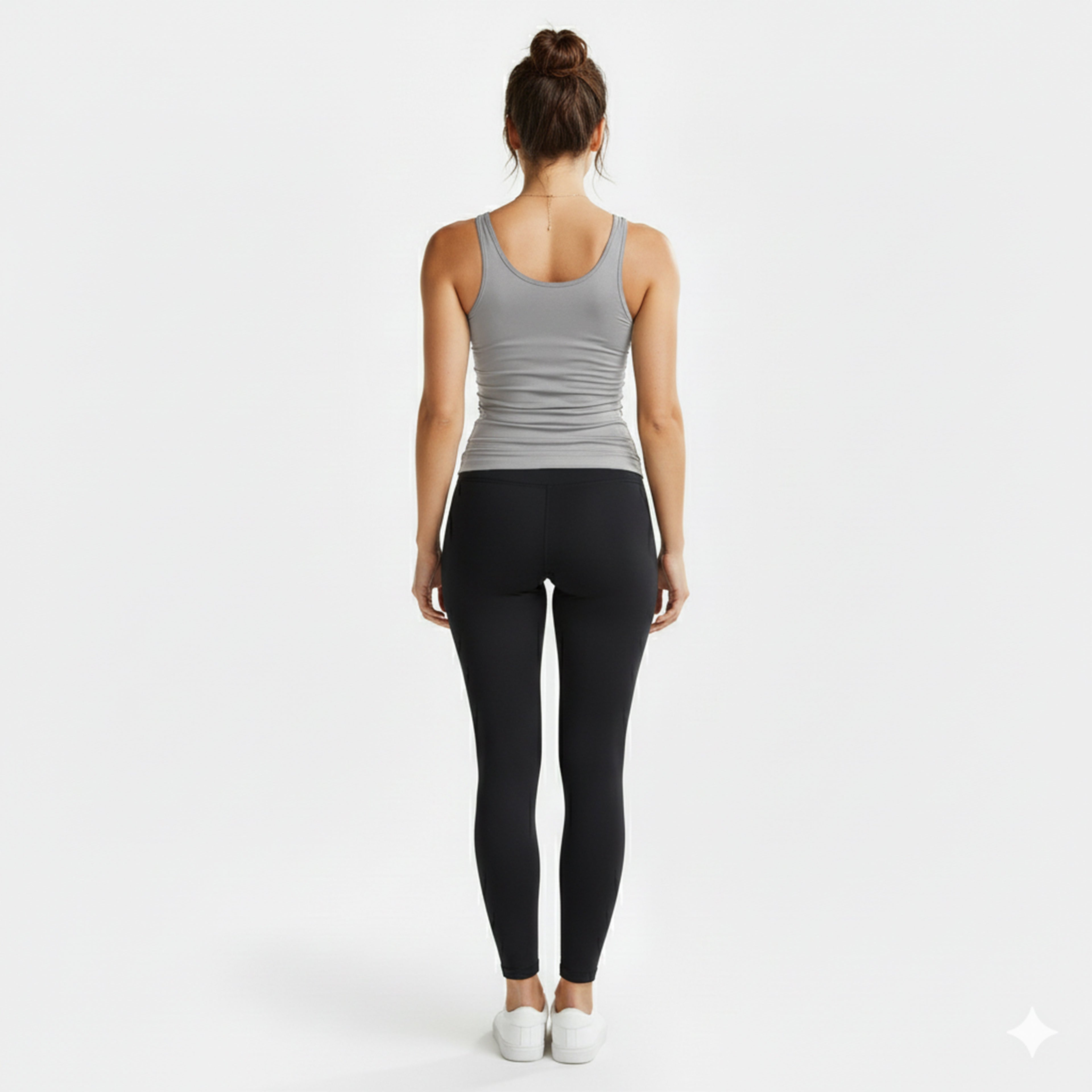 Alexa Grey Scoop Neck Tank