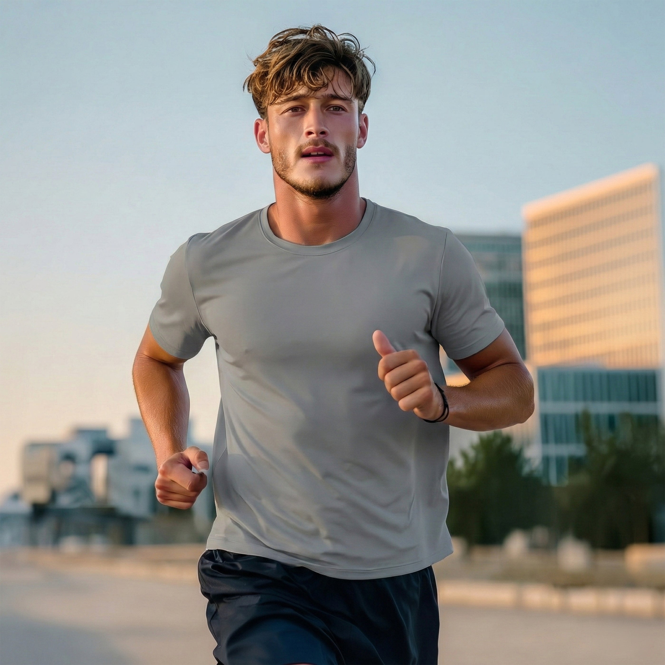 Elijah Grey Short Sleeve Crew