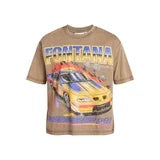 No Boundaries Oversized Cropped Graphic Tee with Short Sleeves, Men's XS-4XLT