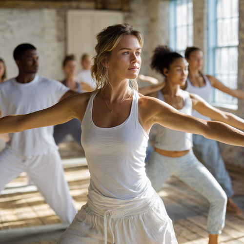 Alexa White Scoop Neck Tank